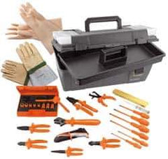 Facom - 27 Piece Insulated Hand Tool Set - Comes in Tool Box - USA Tool & Supply