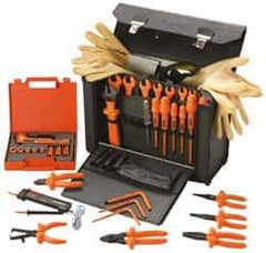 Facom - 39 Piece Insulated Hand Tool Set - Comes in Tool Box - USA Tool & Supply