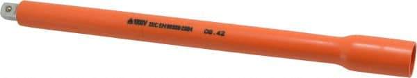 Facom - 3/8" Drive Insulated Socket Extension - 10-1/4" OAL, Single Color Insulation Finish - USA Tool & Supply
