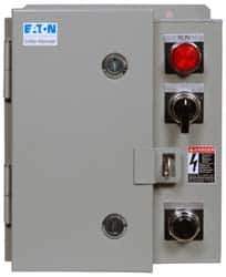 Eaton Cutler-Hammer - 240 Coil VAC, 27 Amp, NEMA Size 1, Nonreversible Enclosed Enclosure NEMA Motor Starter - 7-1/2 hp at 1 Phase, 4x Enclosure Rating - USA Tool & Supply