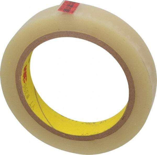 3M - 36 Yds. x 3/4", Clear Polyester Film Tape - 396 Series, 4.1 mil Thick, 43 Lb./Inch Tensile Strength - USA Tool & Supply