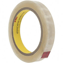 3M - 36 Yds. x 5/8", Clear Polyester Film Tape - 396 Series, 4.1 mil Thick, 43 Lb./Inch Tensile Strength - USA Tool & Supply