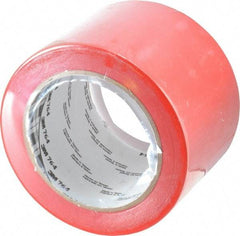 3M - Red Solid Color Vinyl Tape - 3" Wide x 108' Long x 0.005" Thick, General Traffic - USA Tool & Supply