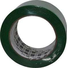 3M - Green Solid Color Vinyl Tape - 2" Wide x 108' Long x 0.005" Thick, General Traffic - USA Tool & Supply