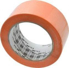 3M - Orange Solid Color Vinyl Tape - 2" Wide x 108' Long x 0.005" Thick, General Traffic - USA Tool & Supply