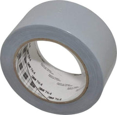 3M - Gray Solid Color Vinyl Tape - 2" Wide x 108' Long x 0.005" Thick, General Traffic - USA Tool & Supply