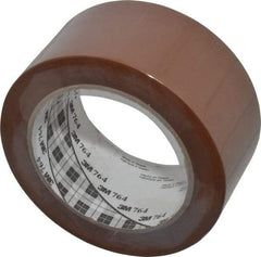 3M - Brown Solid Color Vinyl Tape - 2" Wide x 108' Long x 0.005" Thick, General Traffic - USA Tool & Supply