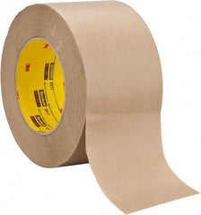 3M - 3" Wide x 60 Yd Long Brown Paper Masking Tape - Series 2517, 6.5 mil Thick, 35 In/Lb Tensile Strength - USA Tool & Supply