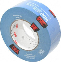 3M - 2" x 55m Blue Duct Tape - 8.1 mil, Rubber Adhesive, Polyethylene Film Backing, 32 Lb/ln Tensile Strength, 200°F Max, Series 3900 - USA Tool & Supply