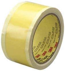 3M - 36 Yds. x 2", Yellow Polyethylene Film Tape - 695 Series, 3 mil Thick, 8 Lb./Inch Tensile Strength - USA Tool & Supply