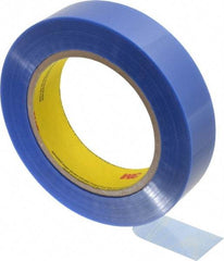 3M - 1" Wide x 72 Yd Long Blue Polyester Film Painter's Tape - Series 8902, 3.5 mil Thick, 46 In/Lb Tensile Strength - USA Tool & Supply