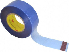 3M - 2" Wide x 72 Yd Long Blue Polyester Film Painter's Tape - Series 8905, 6.5 mil Thick, 110 In/Lb Tensile Strength - USA Tool & Supply