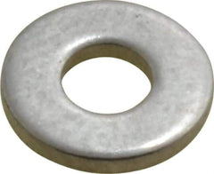 Value Collection - #6 Screw, Grade 2 Steel SAE Flat Washer - 5/32" ID x 3/8" OD, 0.065" Thick, Plain Finish - USA Tool & Supply