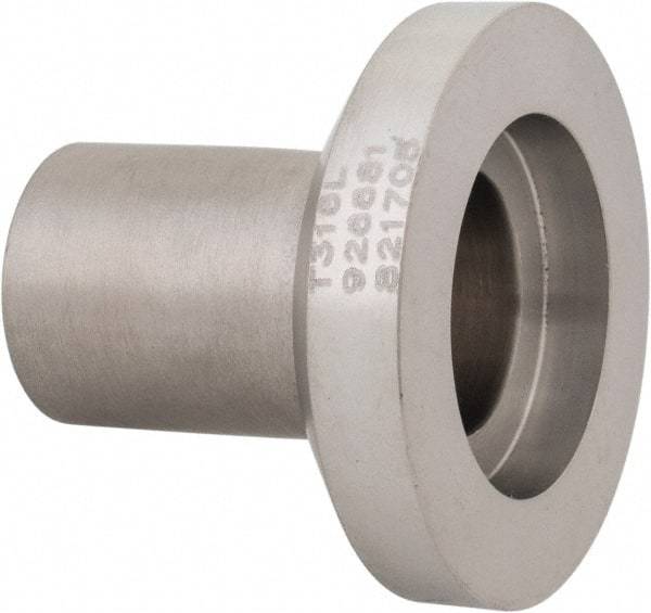 VNE - 1", E-Line Style, Sanitary Stainless Steel Pipe Long Welding Ferrule - Female Connection, Grade 316L - USA Tool & Supply