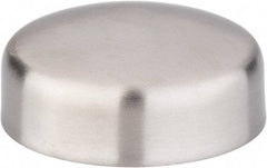 VNE - 2-1/2", Weld Style, Sanitary Stainless Steel Pipe End Cap - Butt Weld Connection, Grade 316L - USA Tool & Supply