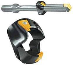 Allied Machine and Engineering - Series T-ACR-45, 0.69" ID, 1-3/8" Overall Diam, 51/64" OAL Drilling Chamfer Ring - T-ACRI-45-B-C5A Insert, 45° Chamfer, 2 Inserts - USA Tool & Supply