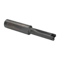 Allied Machine and Engineering - Series 0, 33/64 to 11/16" Diam, 3/4" Diam Straight Shank, Straight Flute Spade Drill - 1-3/8" Max Depth, 2-19/64" Body Length, 4-9/16" OAL, Short Length, Through Coolant - USA Tool & Supply