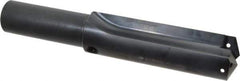 Allied Machine and Engineering - Series 4, 1-29/32 to 2-9/16" Diam, 1-1/2" Diam Straight Shank, Straight Flute Spade Drill - 5-1/8" Max Depth, 6-11/16" Body Length, 10-1/2" OAL, Short Length, Through Coolant - USA Tool & Supply