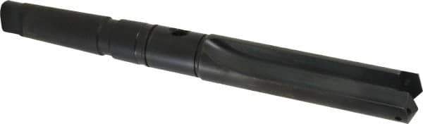 Allied Machine and Engineering - Series 3, 1-13/32 to 1-7/8" Diam, 4MT Taper Shank, Straight Flute Spade Drill - 4-3/4" Max Depth, 8-1/8" Body Length, 12-9/16" OAL, Short Length, Through Coolant - USA Tool & Supply