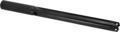 Allied Machine and Engineering - Series 2, 31/32 to 1-3/8" Diam, 1" Diam Straight Shank, Straight Flute Spade Drill - 7-3/8" Max Depth, 8-41/64" Body Length, 12" OAL, Standard Length, Through Coolant - USA Tool & Supply