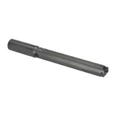 Allied Machine and Engineering - Series 3, 1-13/32 to 1-7/8" Diam, 1-1/2" Diam Straight Shank, Straight Flute Spade Drill - 8-1/4" Max Depth, 9-11/16" Body Length, 13-1/2" OAL, Standard Length, Through Coolant - USA Tool & Supply