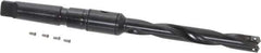 Allied Machine and Engineering - Series 1, 45/64 to 15/16" Diam, 3MT Taper Shank, Helical Flute Spade Drill - 4-3/4" Max Depth, 7-39/64" Body Length, 11-5/32" OAL, Intermediate Length, Through Coolant - USA Tool & Supply
