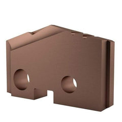 Allied Machine and Engineering - 1-1/8" Diam x 3/16" Thick, Seat Code 2, 132° Included Angle Spade Drill Insert - AM200 Coated, Cobalt, Grade Super Cobalt, Series GEN2 T-A - USA Tool & Supply