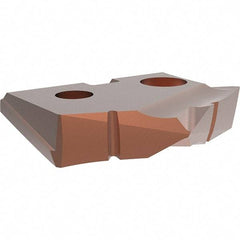 Allied Machine and Engineering - 20.35mm Diam x 5/32" Thick, Seat Code 1, 132° Included Angle Spade Drill Insert - AM200 Coated, Cobalt, Grade Super Cobalt, Series GEN2 T-A - USA Tool & Supply