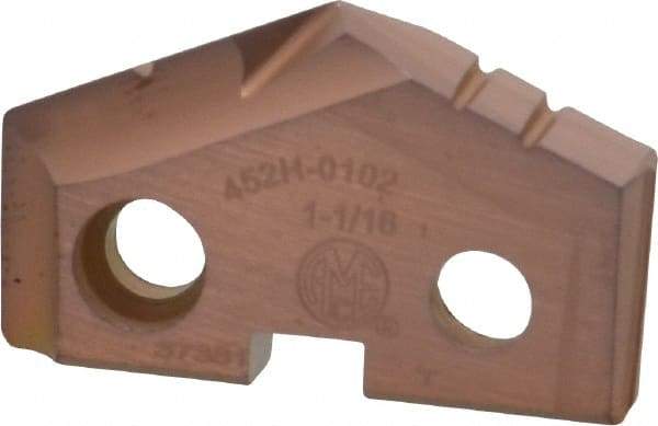 Allied Machine and Engineering - 1-1/16" Diam x 3/16" Thick, Seat Code 2, 132° Included Angle Spade Drill Insert - AM200 Coated, Cobalt, Grade Super Cobalt, Series GEN2 T-A - USA Tool & Supply