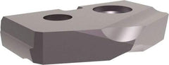Allied Machine and Engineering - 15/32" Diam x 3/32" Thick, Seat Code Z, 132° Included Angle Spade Drill Insert - TiAlN Coated, Carbide, Grade K10, Series T-A - USA Tool & Supply