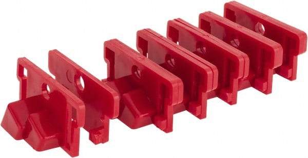 NMC - 9/16 Wide x 3/8" Thick, Single Pole Circuit Breaker Lockout - 1 Circuit - USA Tool & Supply