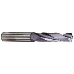 Kennametal - 11/16" 132° Spiral Flute Solid Carbide Taper Length Drill Bit - USA Tool & Supply