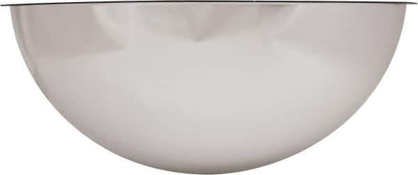 PRO-SAFE - Indoor Full Dome Dome Safety, Traffic & Inspection Mirrors - Polycarbonate Lens, 32" Diam, 34' Max Covered Distance - USA Tool & Supply