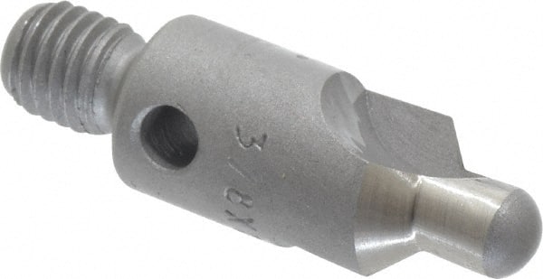 Made in USA - 2-1/2" OAL, 3/8" Head Diam, 2 Flute, 100° Incl Angle, Integral Pilot, Adjustable Stop Countersink - USA Tool & Supply