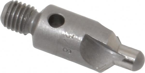 Made in USA - 2-1/2" OAL, 3/8" Head Diam, 3 Flute, 100° Incl Angle, Integral Pilot, Adjustable Stop Countersink - USA Tool & Supply