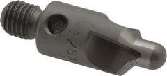 Made in USA - 2-1/2" OAL, 3/8" Head Diam, 3 Flute, 100° Incl Angle, Integral Pilot, Adjustable Stop Countersink - USA Tool & Supply