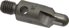 Made in USA - 2-1/2" OAL, 3/8" Head Diam, 3 Flute, 100° Incl Angle, Integral Pilot, Adjustable Stop Countersink - USA Tool & Supply