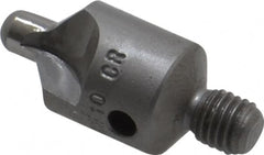 Made in USA - 2-1/2" OAL, 1/2" Head Diam, 2 Flute, 100° Incl Angle, Integral Pilot, Adjustable Stop Countersink - USA Tool & Supply