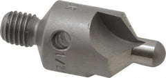 Made in USA - 2-1/2" OAL, 1/2" Head Diam, 3 Flute, 100° Incl Angle, Integral Pilot, Adjustable Stop Countersink - USA Tool & Supply