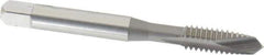 OSG - #3-48 UNC, 2 Flute, Bright Finish, High Speed Steel Spiral Point Tap - Plug Chamfer, Right Hand Thread, 1-13/16" OAL, 1/2" Thread Length, 0.141" Shank Diam, 2B Class of Fit - Exact Industrial Supply