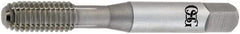 OSG - 1/2-20 UNF 2B Bottoming Thread Forming Tap - High Speed Steel, TiN Finish, 3-3/8" OAL, 1-21/32" Thread Length, Right Hand Thread, Series 286I - USA Tool & Supply