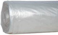 Value Collection - 100' Long x 20' Wide Polyethylene Tarp & Dust Cover - Clear, 4 mil Thickness - USA Tool & Supply