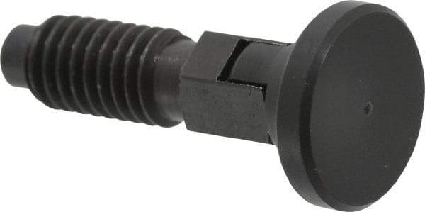 Gibraltar - 3/8-16, 1/4" Max Plunger Diam, 0.25 Lb Init to 2 Lb Final End Force, Locking Knob Handle Plunger - Delrin Knob, 0.94" Body Length, 3/4" Length Under Head/Shoulder, 0.18" Plunger Projection - USA Tool & Supply