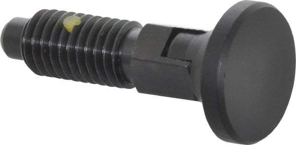 Gibraltar - 1/2-13, 0.31" Max Plunger Diam, 0.5 Lb Init to 1.75 Lb Final End Force, Locking Knob Handle Plunger - Delrin Knob, 1-1/4" Body Length, 1" Length Under Head/Shoulder, 1/4" Plunger Projection - USA Tool & Supply