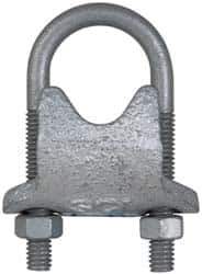 Cooper Crouse-Hinds - Malleable Iron Rigid Conduit Clamp - Electrogalvanized Finish - USA Tool & Supply