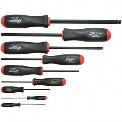 Bondhus - Hex Driver Sets Tool Type: Ball End Size Range (mm): 1.5 - 10 - USA Tool & Supply