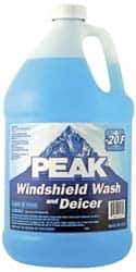 Peak - Water-Based Solution Windshield Washer Fluid - 1 Gal Bottle - USA Tool & Supply