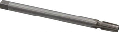 Interstate - 1/8-27 NPT, 4 Flute, Plug Chamfer, Bright Finish, High Speed Steel, Extension Pipe Tap - 6" OAL, 7/16" Shank Diam, 3/4" Thread Length, 0.328" Square Size - Exact Industrial Supply