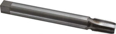 Interstate - 3/8-18 NPT, 4 Flute, Plug Chamfer, Bright Finish, High Speed Steel, Extension Pipe Tap - 6" OAL, 0.7" Shank Diam, 1-1/16" Thread Length, 17/32" Square Size - USA Tool & Supply