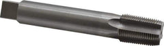 Interstate - 3/4-14 NPT, 5 Flute, Plug Chamfer, Bright Finish, High Speed Steel, Extension Pipe Tap - 6" OAL, 29/32" Shank Diam, 1-3/8" Thread Length, 0.679" Square Size - USA Tool & Supply